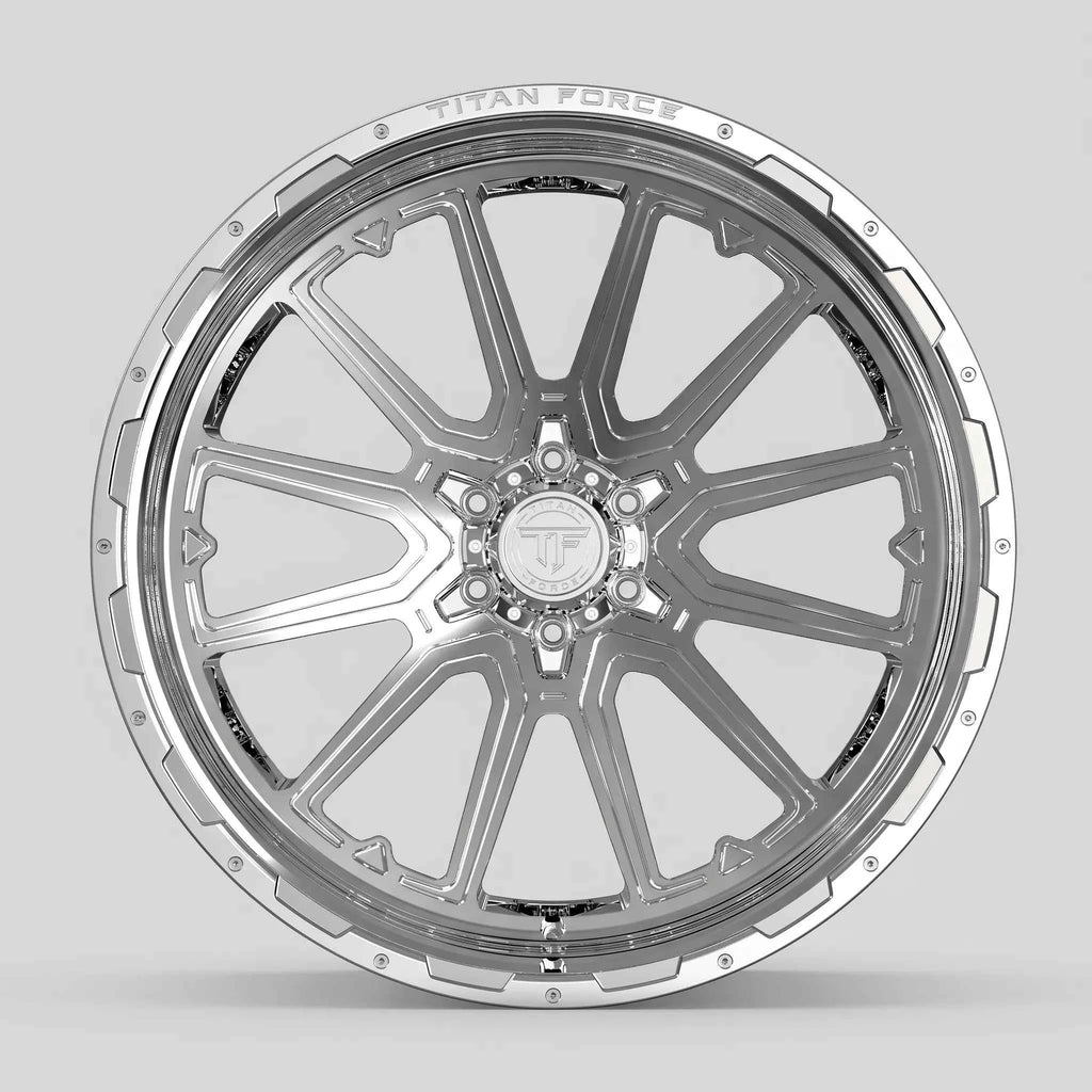 #color:Polished
#pos:2
#bolt:6
TITANFORCE TC001 VEX forged wheel