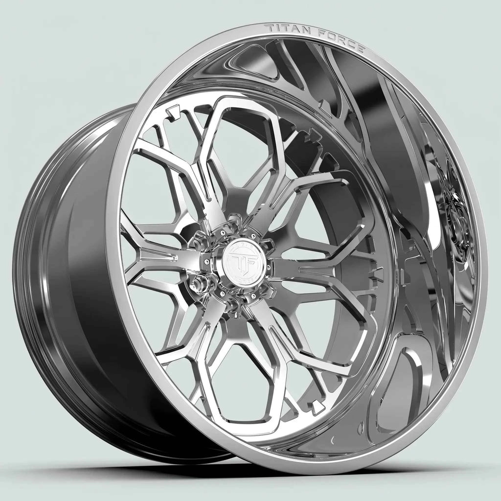 #color:Polished
#pos:5
#bolt:6
TITANFORCE TC003 IRONCLAD forged wheel