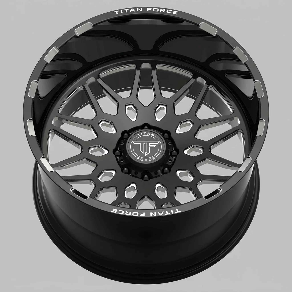#color:Gloss Black Premium Milled
#pos:6
#bolt:8
titanforce tc005 forged wheel