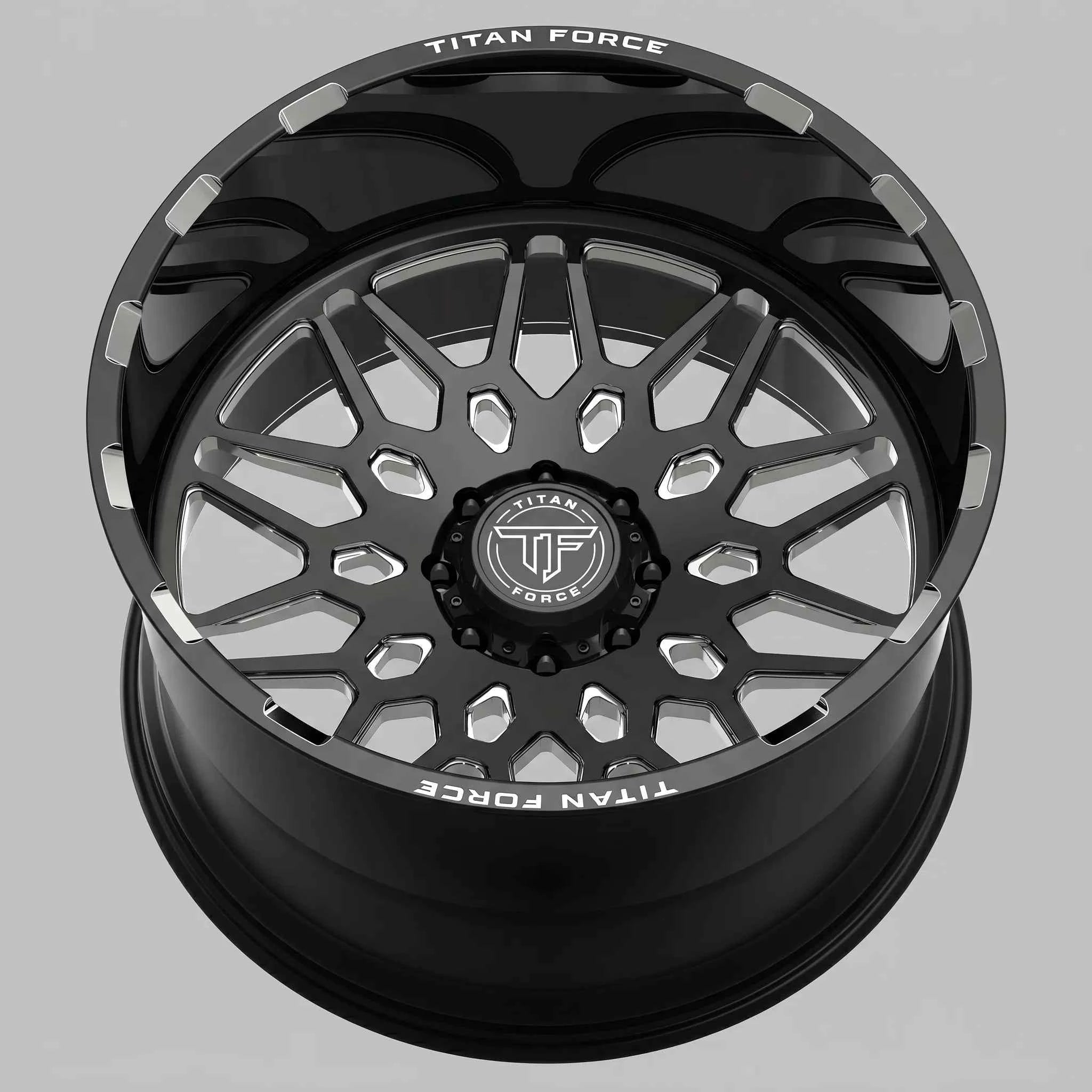 #color:Gloss Black Premium Milled
#pos:6
#bolt:8
titanforce tc005 forged wheel