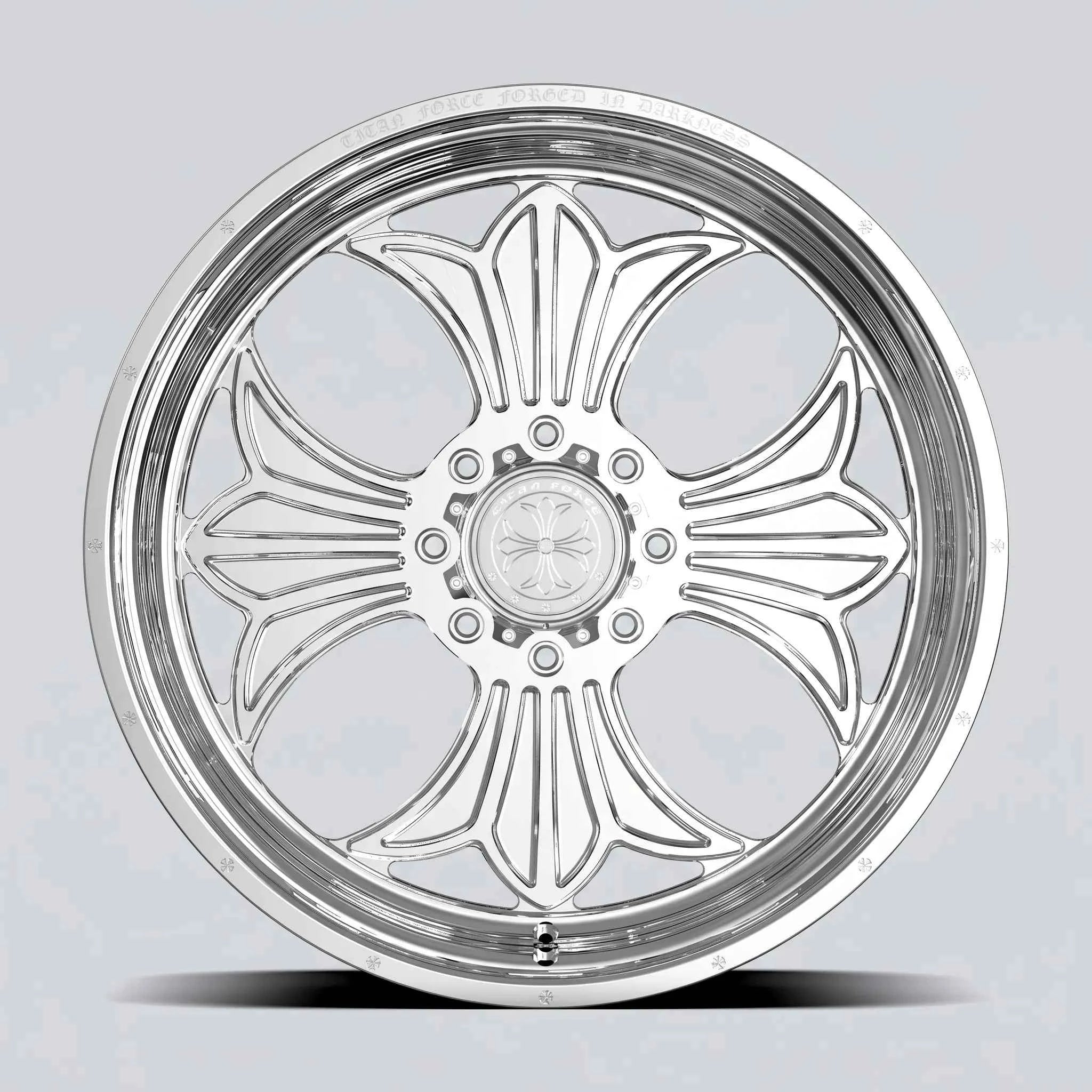 #color:Polished
#pos:2
#bolt:8
tf002 gothic cross legend forged wheel