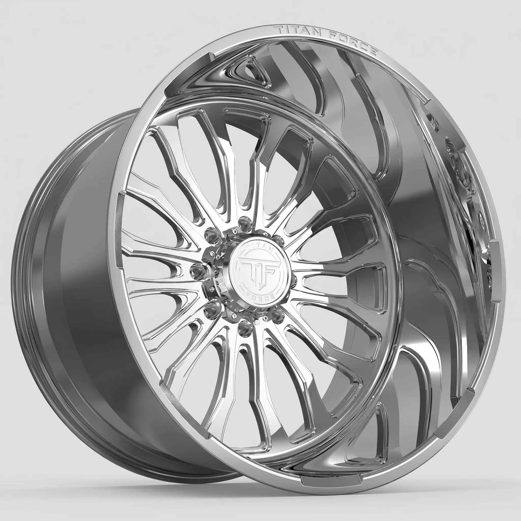 #color:Polished
#pos:5
#bolt:8
TITANFORCE TF010 REAPER forged wheel