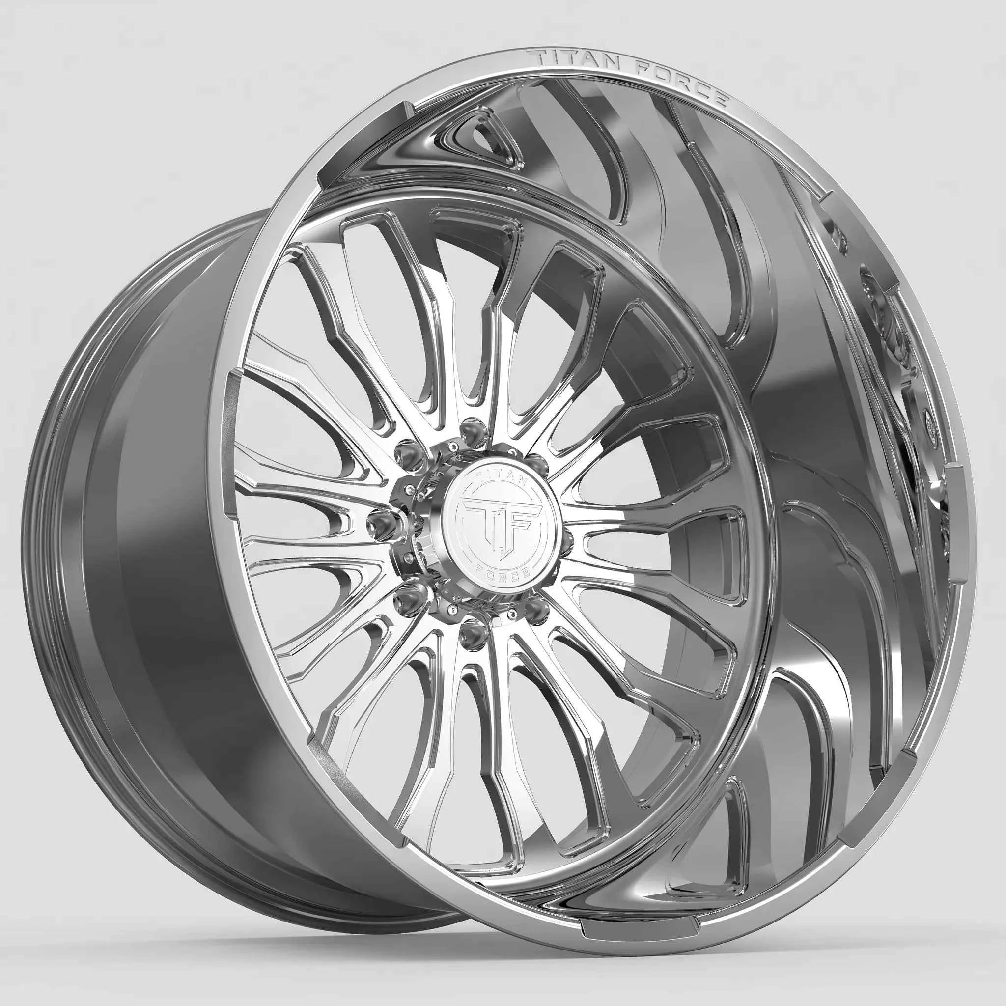 #color:Polished
#pos:5
#bolt:8
TITANFORCE TF010 REAPER forged wheel