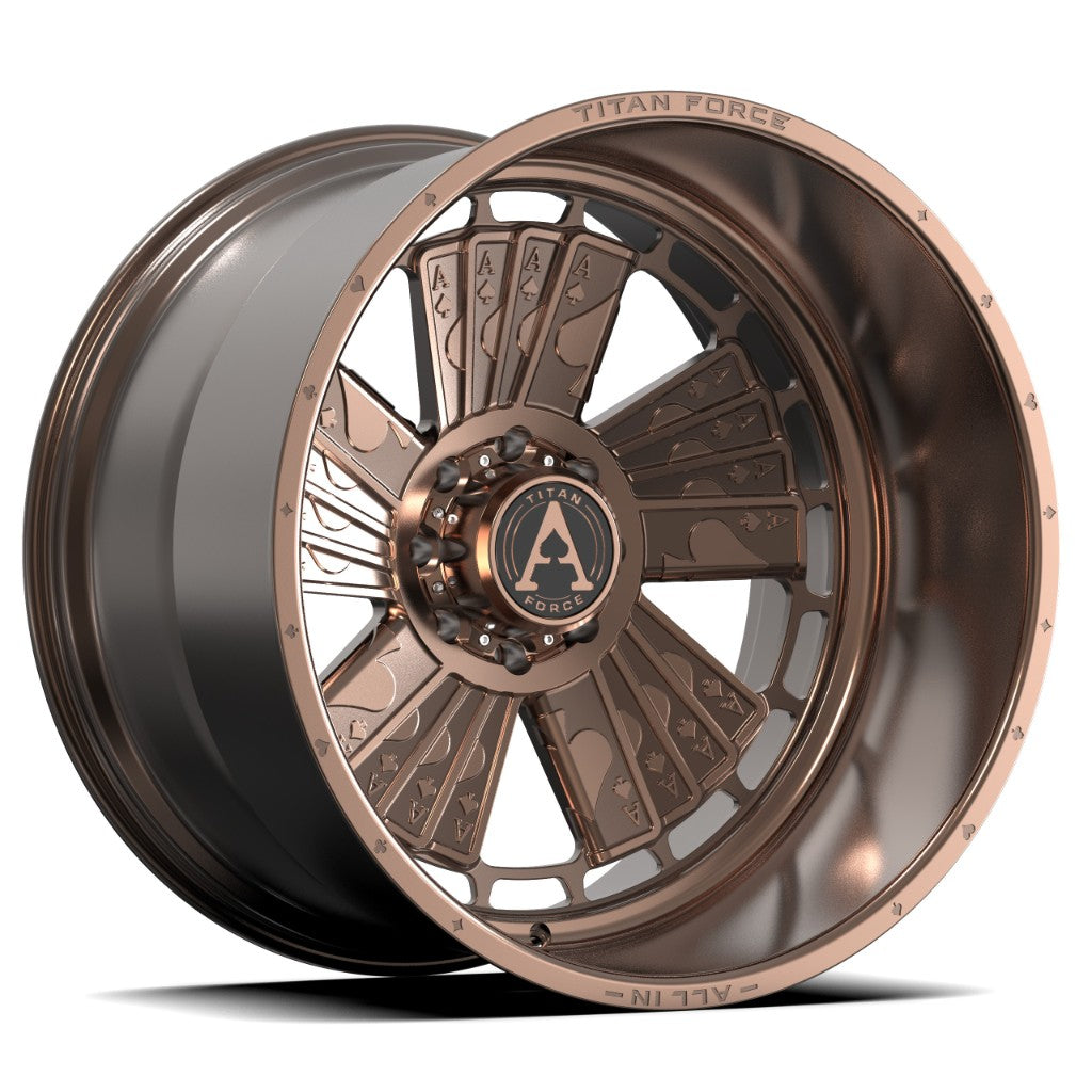 Titan Force forged wheel in bronze